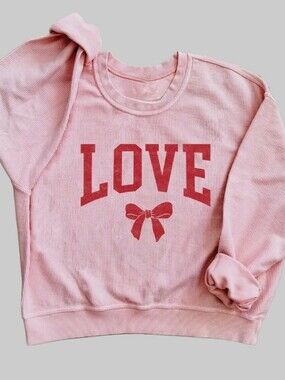 Oat Collective "Love Bow" Graphic Sweatshirt